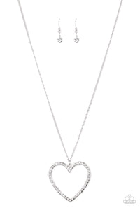 Paparazzi Va-Va-VALENTINE - White Necklace