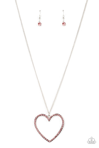 Paparazzi Va-Va-VALENTINE - Pink Necklace