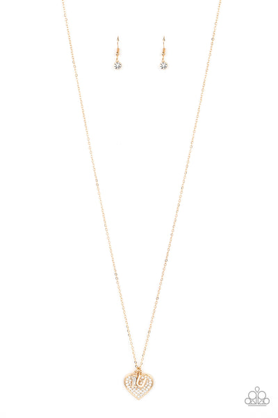 Paparazzi Letters of Love - Gold Necklace