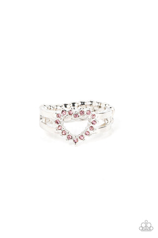 Paparazzi First Kisses - Pink Ring