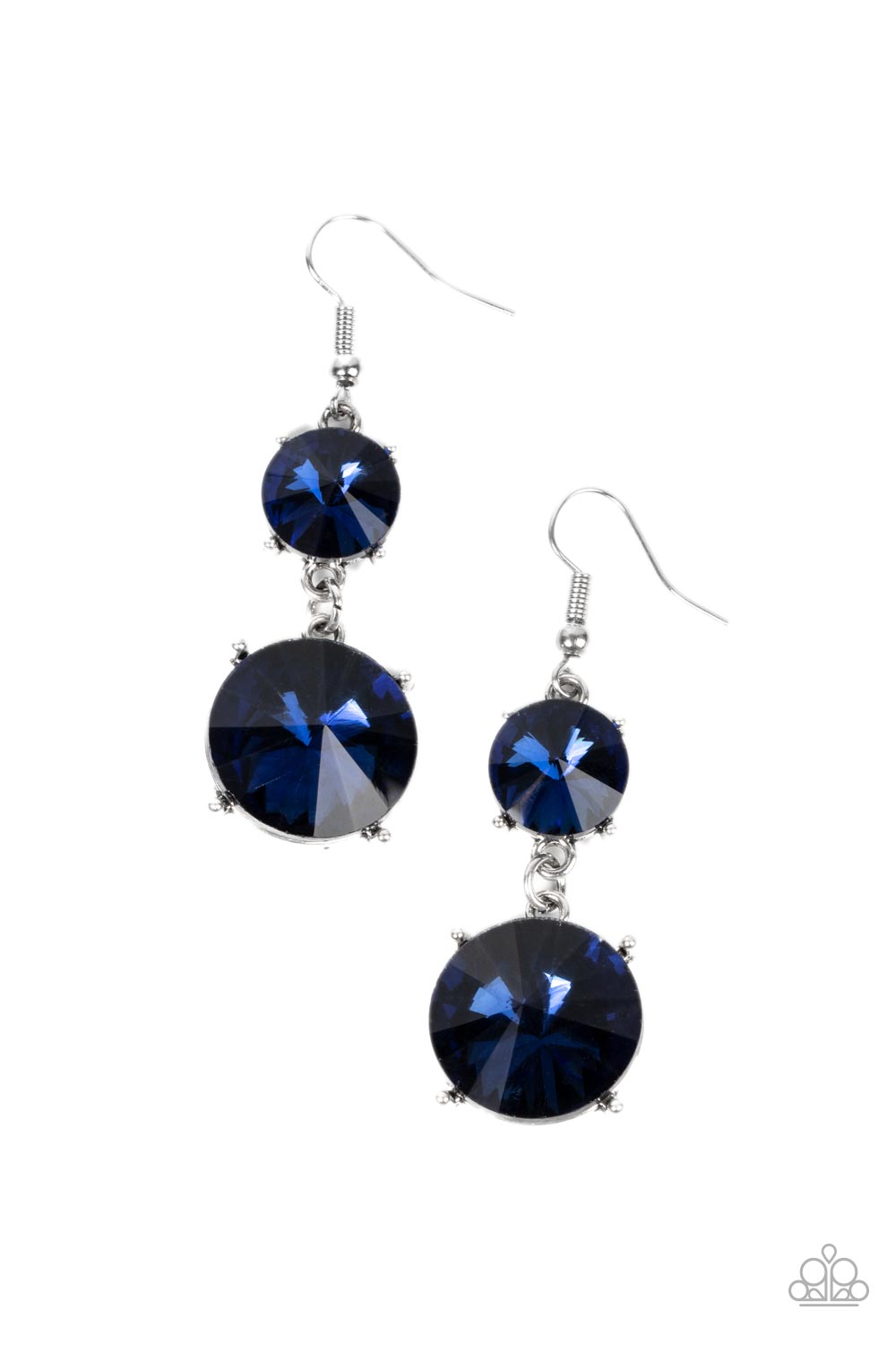 Papaprazzi Sizzling Showcase - Blue Earrings