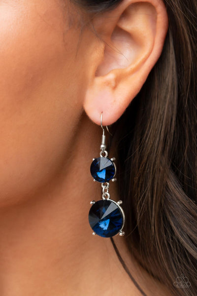 Papaprazzi Sizzling Showcase - Blue Earrings