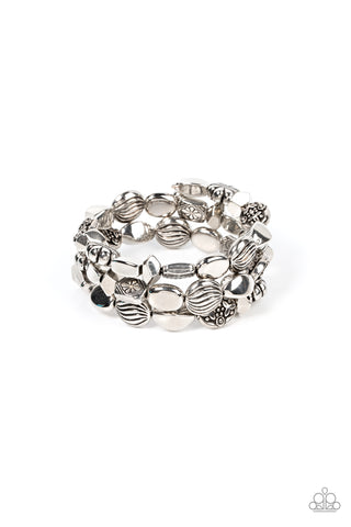 Paparazzi Charmingly Cottagecore - Silver Bracelet