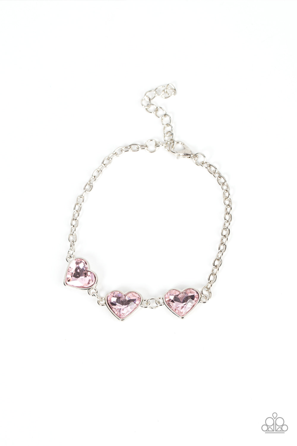 Paparazzi Little Heartbreaker - Pink Bracelet