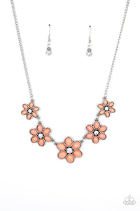 Papaprazzi Prairie Party - Orange Necklace