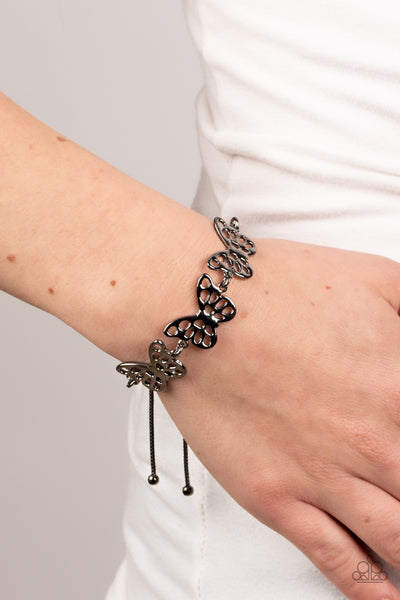 Paparazzi Put a WING on It - Black Bracelet