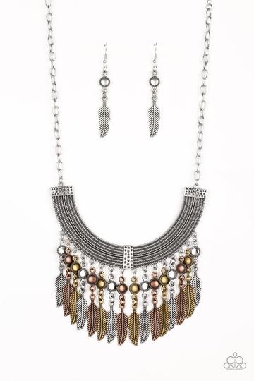 Paparazzi Fierce in Feathers - Multi