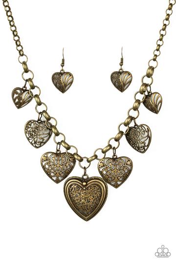 Paparazzi Love Lockets - Brass