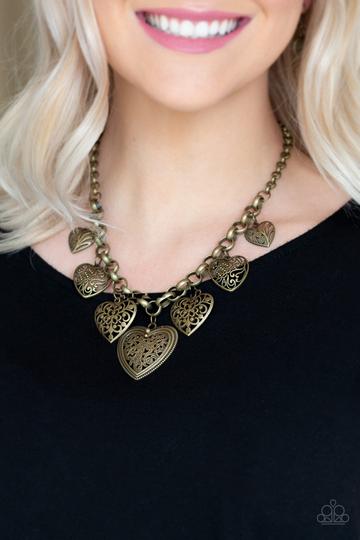 Paparazzi Love Lockets - Brass