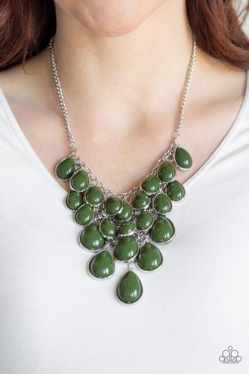 Paparazzi Shop 'Til You TEARDROP - Green