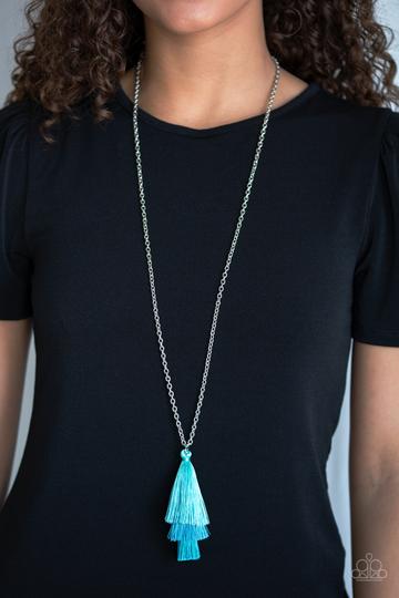 Paparazzi Triple The Tassel - Blue