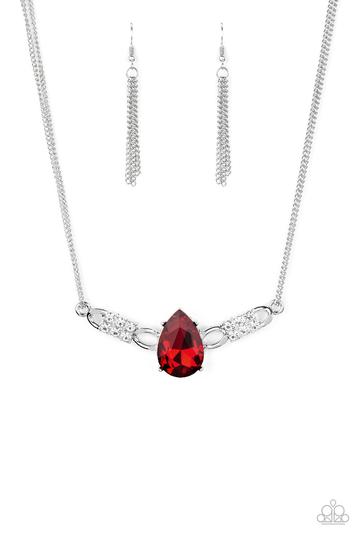 Paparazzi Way To Make An Entrance - Red Necklace