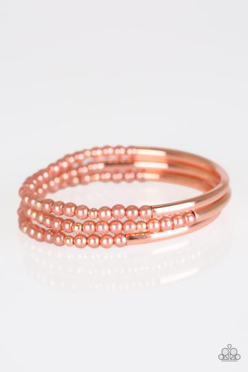 Paparazzi City Pretty - Copper Bracelet