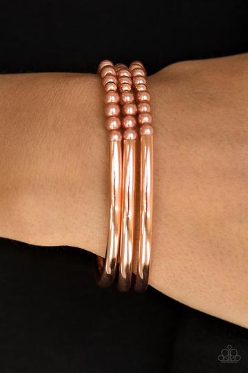 Paparazzi City Pretty - Copper Bracelet
