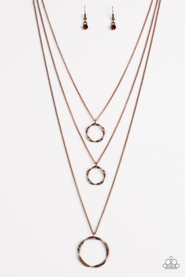 Paparazzi Timelessly Twisted - Copper