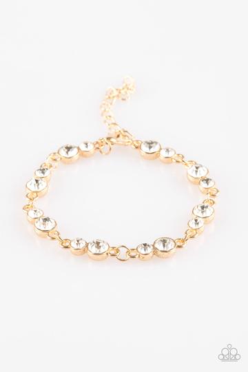 Paparazzi Twinkle Twinkle Little STARLET - Gold Bracelet