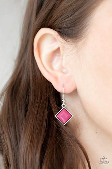Paparazzi Feeling Inde-PENDANT - Pink