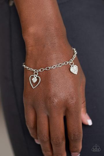 Paparazzi Hearts and Harps - White