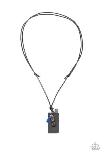 Paparazzi Mountain Scout - Black Necklace