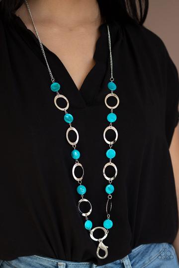 Paparazzi SHELL Your Soul - Blue Lanyard
