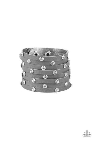 Paparazzi Sass Squad - Silver Bracelet