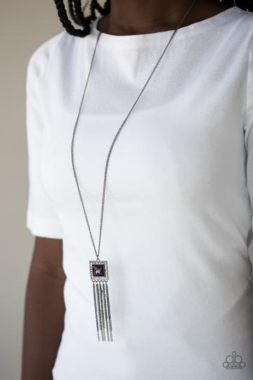 Paparazzi Shimmer Sensei - Purple Necklace