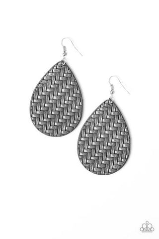 Paparazzi Teardrop Trend - Silver