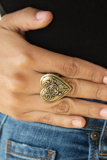 Paparazzi Beloved Bloom - Brass