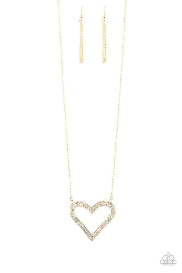 Paparazzi Pull Some HEART-strings - Gold