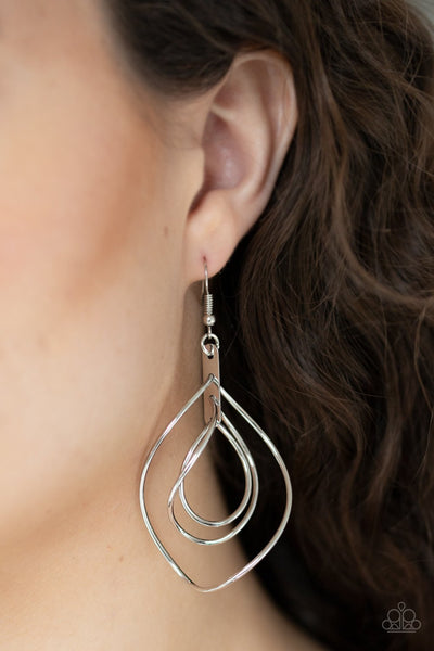 Paparazzi Asymmetrical Allure - Silver