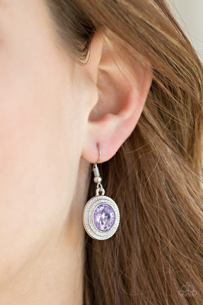 Paparazzi Beginners LUXE - Purple Earrings