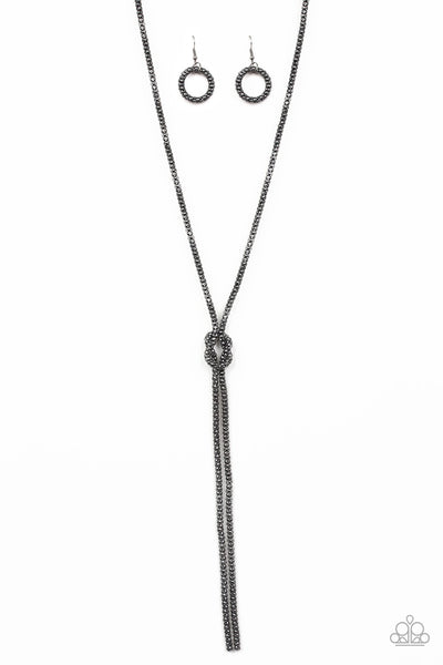 Paparazzi Born Ready - Black Necklace