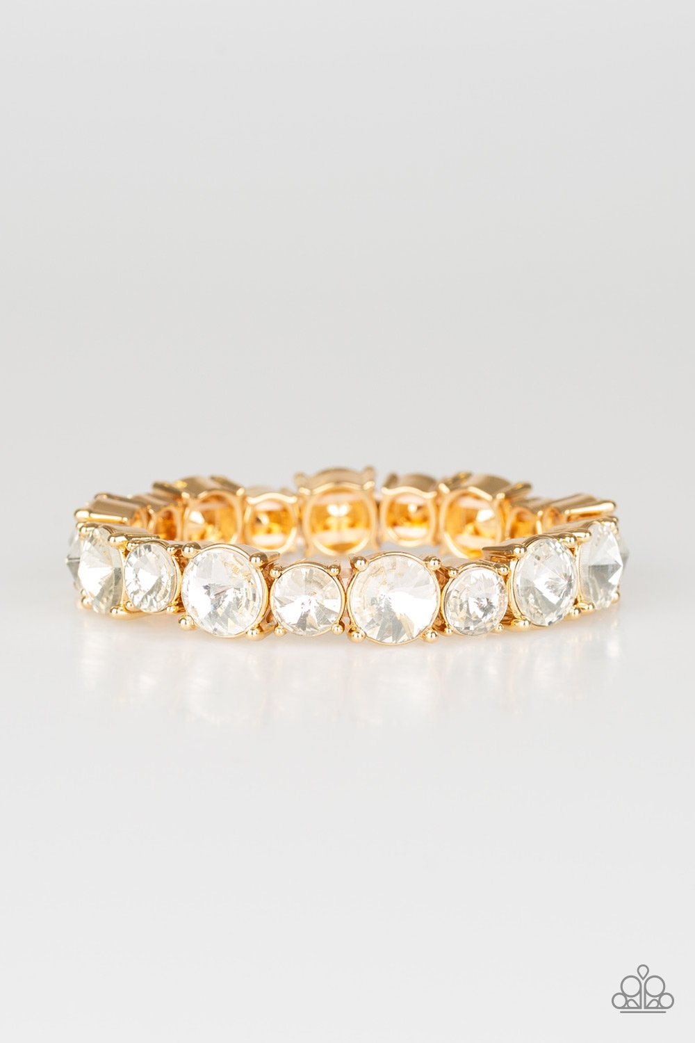 Paparazzi Born to BEDAZZLE - Gold Bracelet