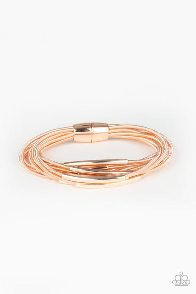 Paparazzi City Stretch - Rose Gold