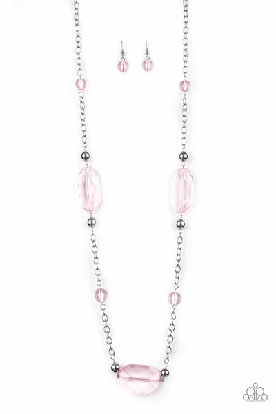 Paparazzi Crystal Charm - Pink