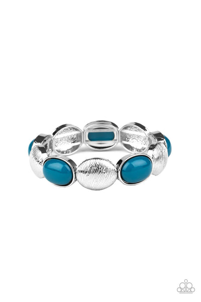 Paparazzi Decadently Dewy - Blue Bracelet