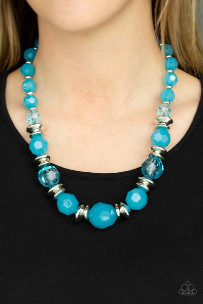 Paparazzi Dine and Dash - Blue Necklace