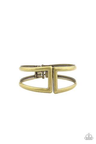 Paparazzi Geo Glam - Brass