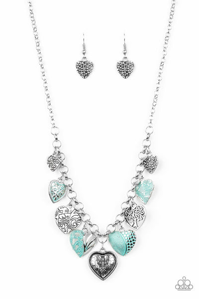 Paparazzi Grow Love - Green Necklace