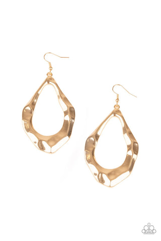 Paparazzi Industrial Imperfection - Gold