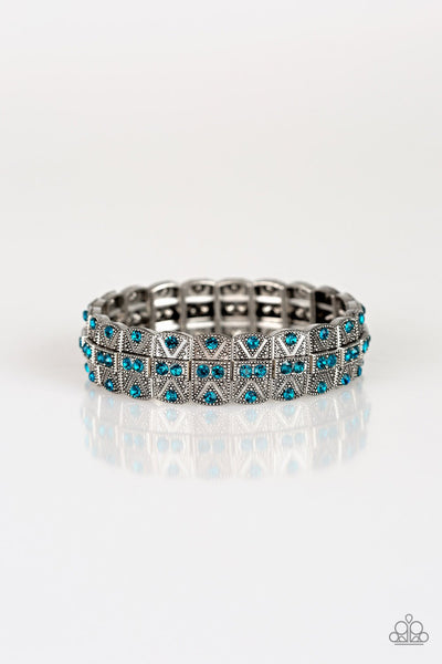 Paparazzi Modern Magnificence - Blue Bracelet