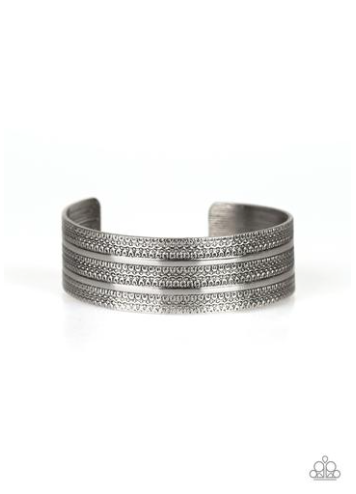 Paparazzi Patterned Plains - Silver