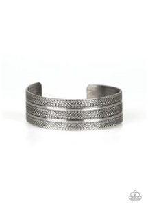 Paparazzi Patterned Plains - Silver