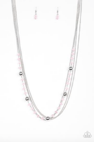 Paparazzi High Standards - Pink Necklace