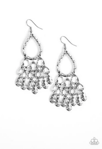 Paparazzi Teardrop Trinket - Silver