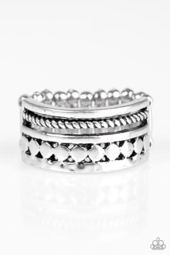 Paparazzi Textile Tease - Silver