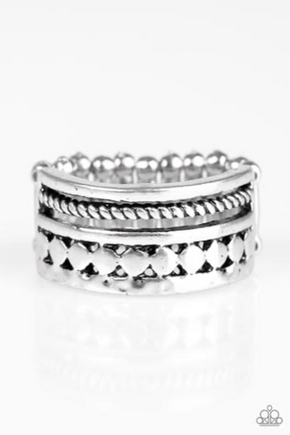 Paparazzi Textile Tease - Silver