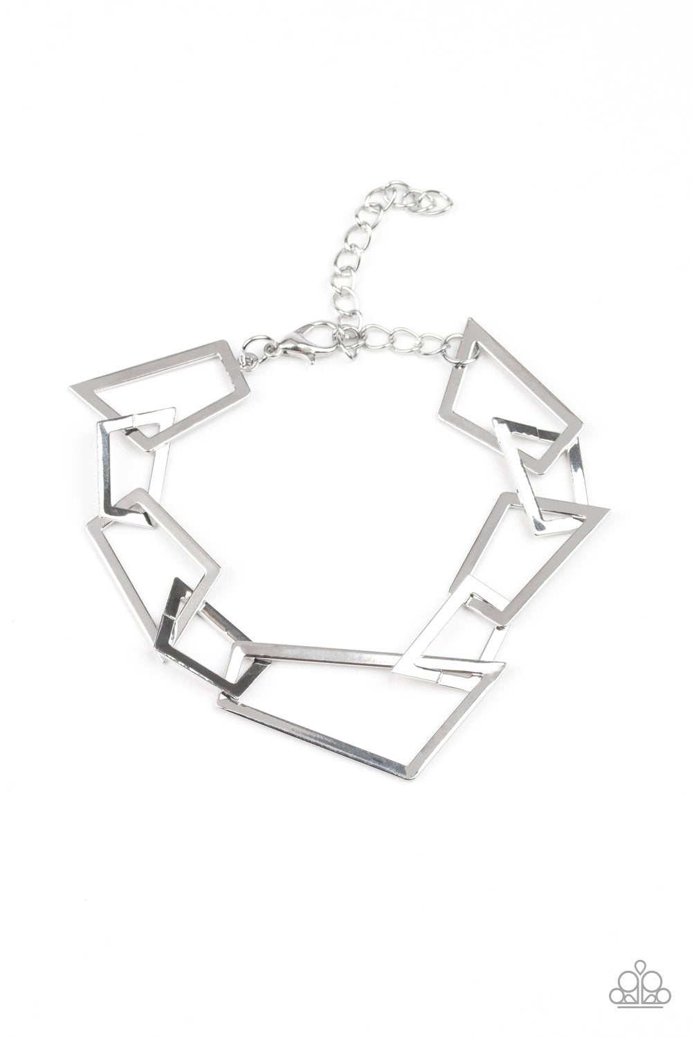 Paparazzi Shattered Shine - Silver