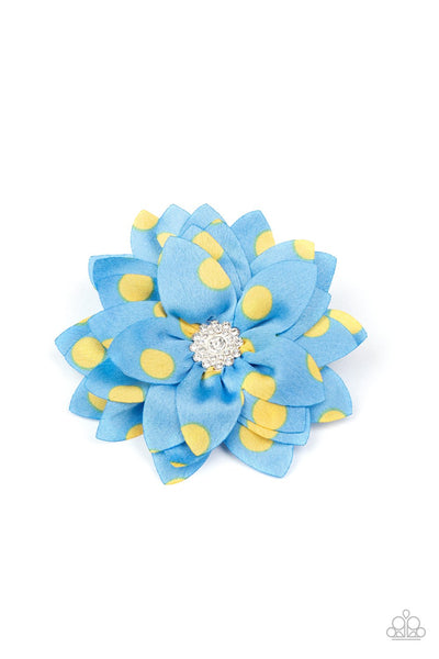 Paparazzi Silk Gardens - Blue Hair Clip