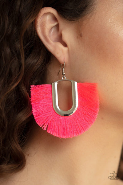 Paparazzi Tassel Tropicana - Pink